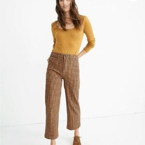 Madewell Slim Emmett Wide Leg Crop
